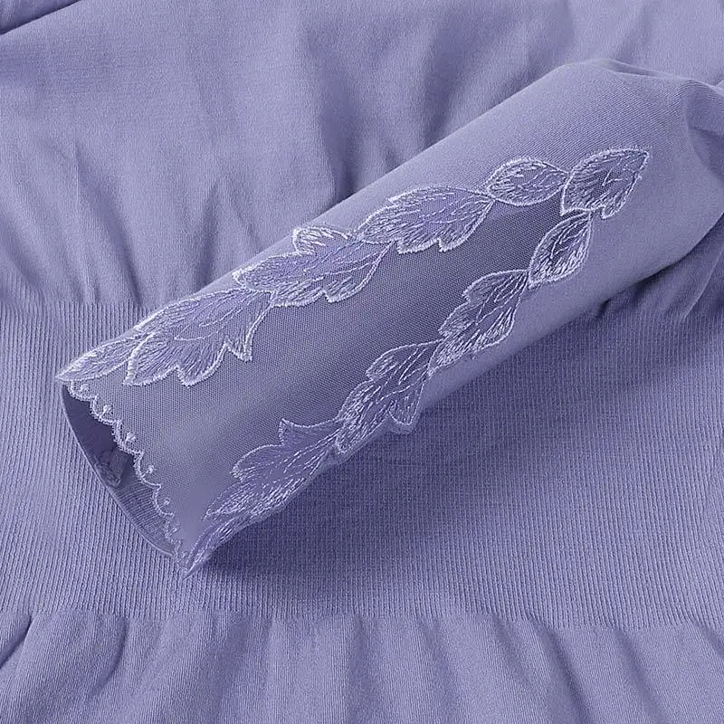 New Autumn Lace Thermal Underwear For Women Elegant V-Neck Slim Sexy Lingerie Set Female Second Skin Winter Clothes Pajamas