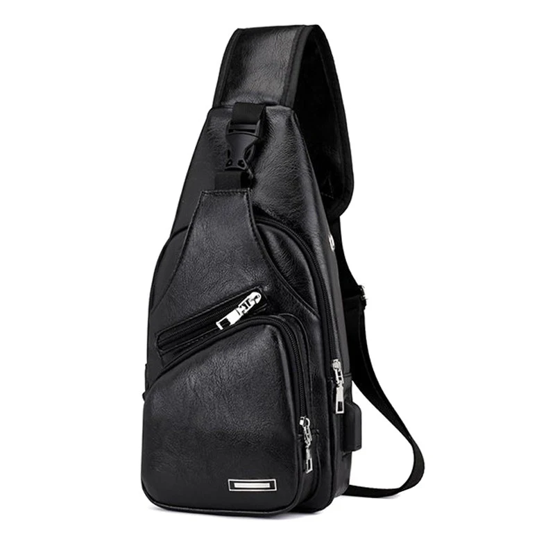 Уличная сумка через плечо с usb-зарядкой, военный рюкзак для кемпинга, походов, треккинга для путешествий из кожи, сумка через плечо на молнии