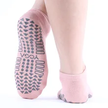 Женские высококачественные носки для йоги, носки для пилатеса и балета, носки для танцев, носки для велоспорта, Нескользящие хлопковые спортивные носки для йоги