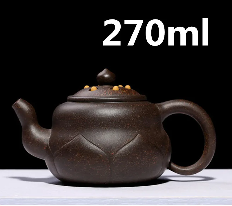 

Chinese Ceramic Teapot Clay Tea pot Yixing Zisha Clay Handmade Pots Gongfu Tea Set 270ml New Arrived High Quality With Gift Box