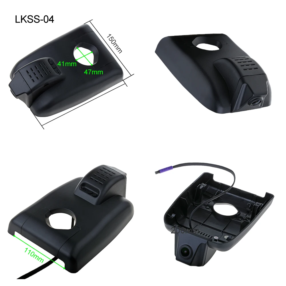 SINOSMART Novatek 96658 автомобильный WiFi DVR камера для Lexus серии NX RX ES UX и т. Д. Дополнительное приложение управления SONY IMX323