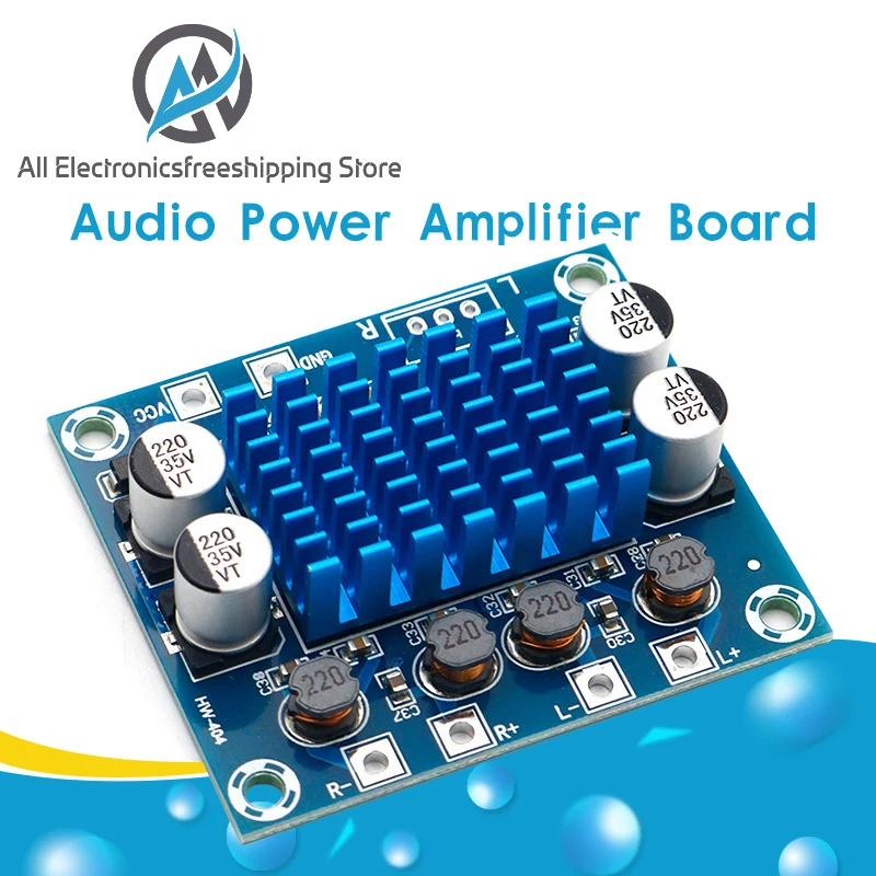 AMPLIFICADOR DE POTENCIA de Audio Digital TPA3110, XH-A232, 30W + 30W, 2,0 canales, CC de 8-26V, 3A