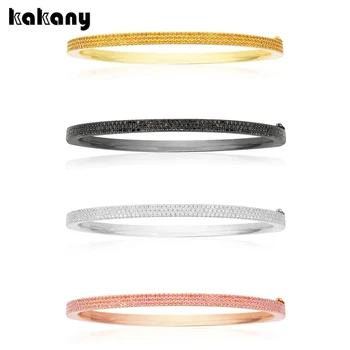 

KAKANY 2020 High Quality Fashion Charm 1: 1 Black and Pink Silver Kaleidoscope Bracelet Lady Monaco Jewelry Gift (with Logo)