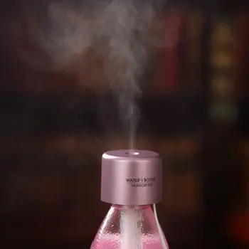 

New USB Humidifier Creative Colorful Mini Water Bottle Cover Humidifier Air Humidifier Aroma Essential Oil Diffuser for Home Car