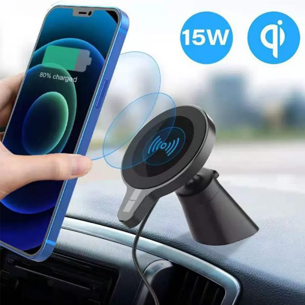 

Универсальный автомобильный держатель для телефона на магните воздуховыпускное отверстие оснастки фиксированный быстро Беспроводной зарядки магнитное притяжение с автоматическим зажимом для Поддержка рамка