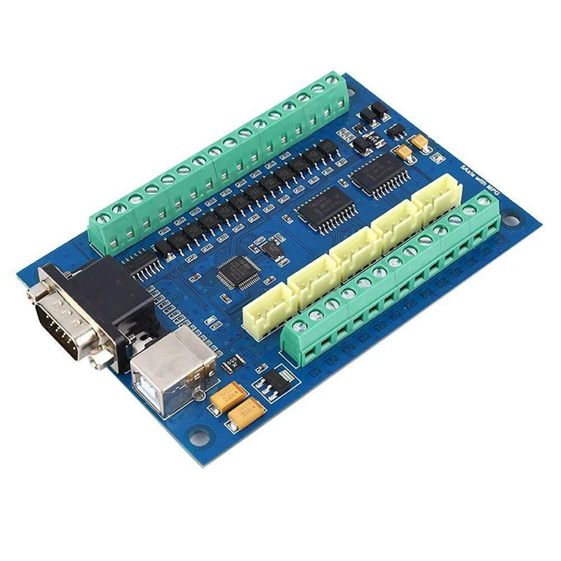 Fashion для MACH3 CNC Motion control Card 5 Axis USB CNC Breakout Board Для CNC 12-24V