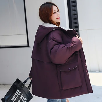 

2019 New Long Parkas Female Women Winter Coat Thickening Cotton Winter Jacket Womens Outwear Parkas for Women Winter Outwear