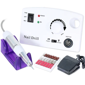 

25W Nail Drill Bits Manicure Nail File Polish Machine Manicure Pedicure Electric Nail FileNail Art Equipment with Nail Drill Bit