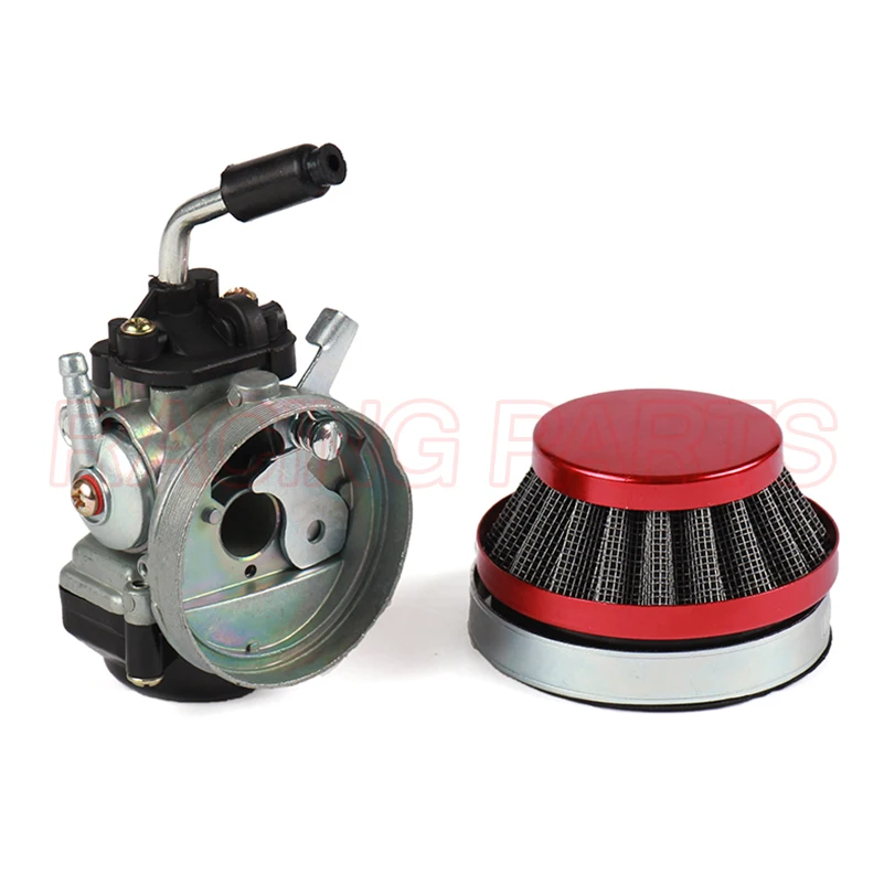 Carburateur de course 58mm, Jets de filtre à Air pour 49cc 50cc 60cc 66cc 80cc, moteur 2 temps, vélo motorisé à gaz, vélo de poussée  201355758