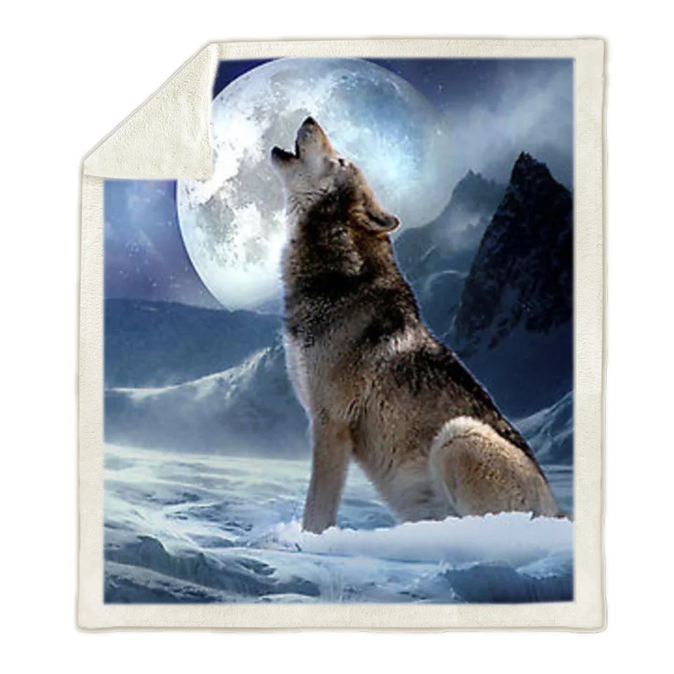 

Флисовое одеяло Galaxy wolf с 3D принтом, носимые одеяла для взрослых/детей, Флисовое одеяло, Прямая поставка, стиль 2