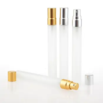 

10ml Refillable Mini Frosted Glass Empty Perfume Bottle Spray Bottle Portable Travel Cosmetic Atomiser Container Empty Bottle