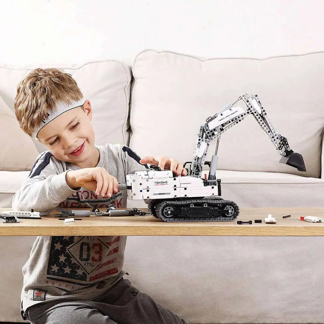  Xiaomi Toy Engineering Excavator Xiomi Children Building Block Toys Engineering Excavating Machiner - 4000366244086
