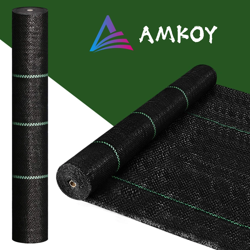 

100gsm Agricultural Anti Grass Cloth Farm-oriented Weed Barrier Mat Plastic Mulch Thicker Orchard Garden Weed Control Fabric