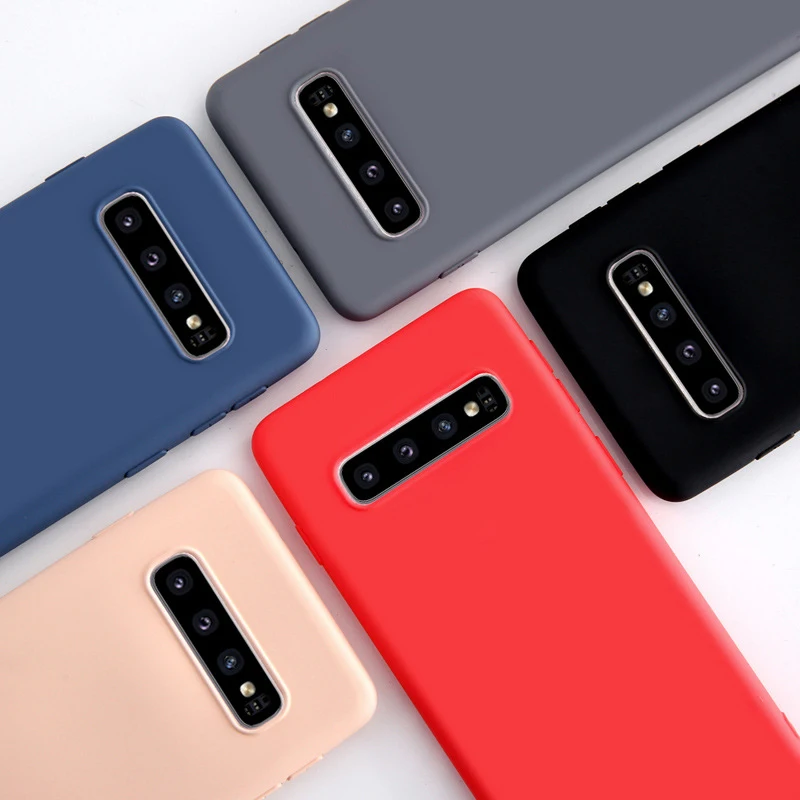 

Simplicity Liquid Silicone Phone Case For Samsung A30 A40 A60 A70 M10 M20 S8 S9 S10 Plus A7 2018 A10 Note 8 9 J6 Soft Back Cover