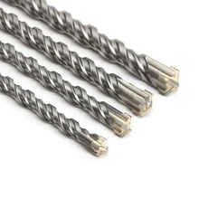 11cm Concrete Drill Bit Double SDS Plus Slot Masonry Hammer Head Tool 5/6/8/10mm High Speed White Steel Wrench For Electric Dril