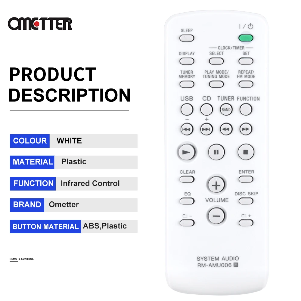Controle Remoto para Sony Zux9 Rm-amu006 Rm-amu007 Fst-zux9 Hcd-zux9 - Image 2