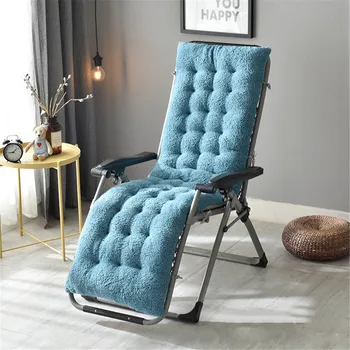 

Lamb Velvet Foldable Thicken Chair Cushion Sofa Office Chair Seat Mat Tatami Mat for Fall/Winter Recliner Pad Supplies