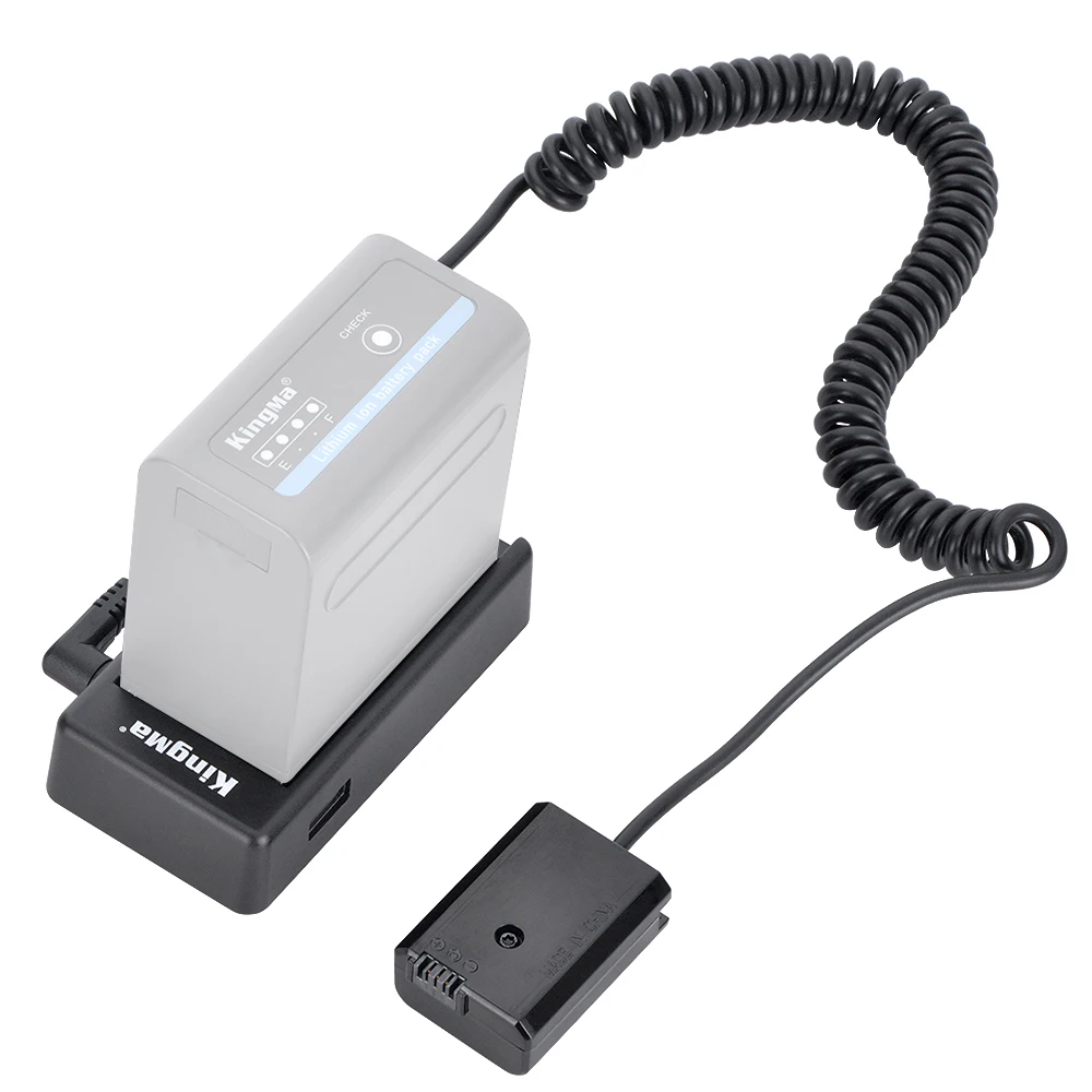 Bateria Manequim com Np-f Placa Adaptadora de Bateria Sony Zv-e10 A7m2 A7ii A7s A7r A7rii A6000 A6300 A6400 A6500 Kingma-np-fw50 - Image 2