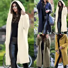 Новая модная женская Повседневная дышащая Спортивная кофта с капюшоном, трикотажная куртка, верхняя одежда на пуговицах, пальто свободного кроя