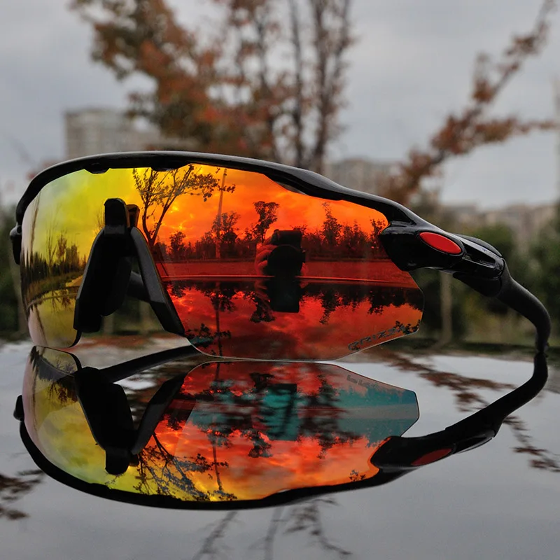Брендовые дизайнерские поляризованные мужские велосипедные очки, велосипедные очки для велоспорта, очки для горной дороги, велосипедные очки, солнцезащитные очки UV400 - Цвет: RDEU1
