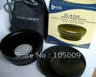 62 мм 0.43X широкоугольный макрообъектив для nikon canon pentax sony olympus DSLR камеры |