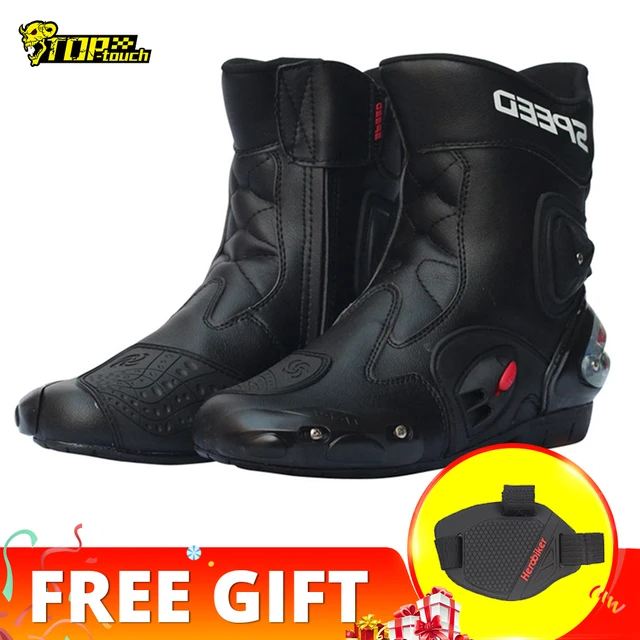 PRO BIKER SPEED BIKERS Motorcycle Boots Men Moto Racing Motocross Off Road  Motorbike Motorcycle Shoes Botas Moto Riding Boots|Motocycle Boots| -  AliExpress