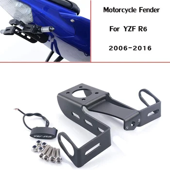 

Motorcycle License Plate Holder LED Tail Fender Eliminator License Plate Bracket for Yamaha YZF R6 2006-2016
