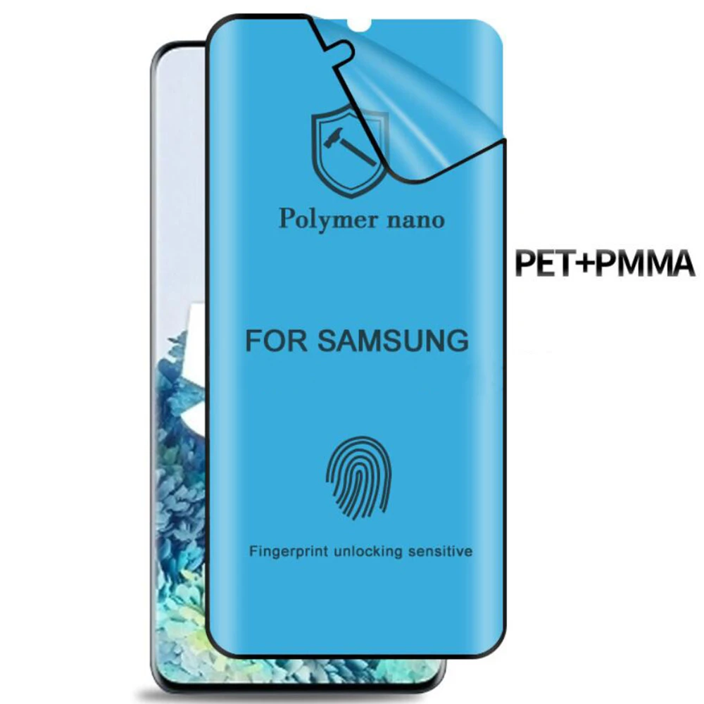 Full Glue Soft Polymer Nano Ceramics Protective Film For Samsung Galaxy S20 S10 Note 10 20 S8 S9 Plus Ceramic Screen Protector Screen Protectors Aliexpress