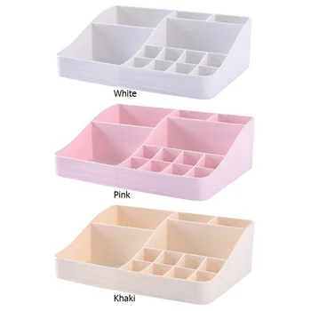 

Plastic Makeup Skin Cream Management Organizer Box Home Office Tabletop Cosmetics Finishing Storage Case