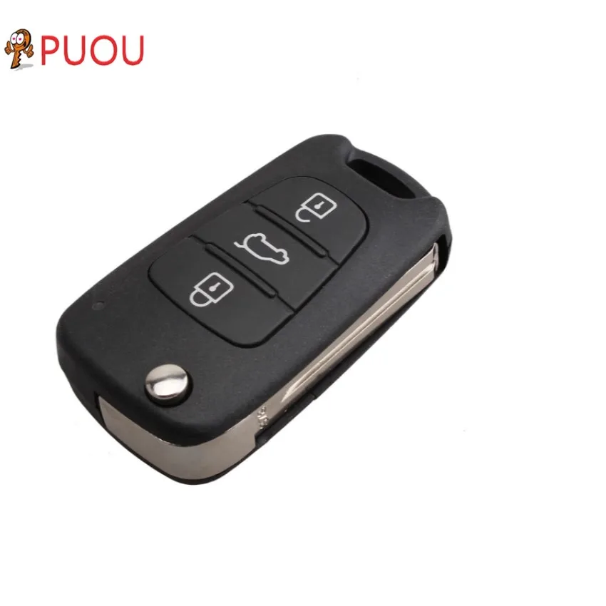 3 кнопки складной пульт дистанционного ключа для hyundai Fob 433 МГц Elantra 2010 2011 2012 2013 чип ID46
