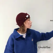 Телевизионная серия, мужская шапка в американском стиле, вязаная шапка из кожи дыни, шерстяная Осенняя шапка и зимняя женская шапка унисекс