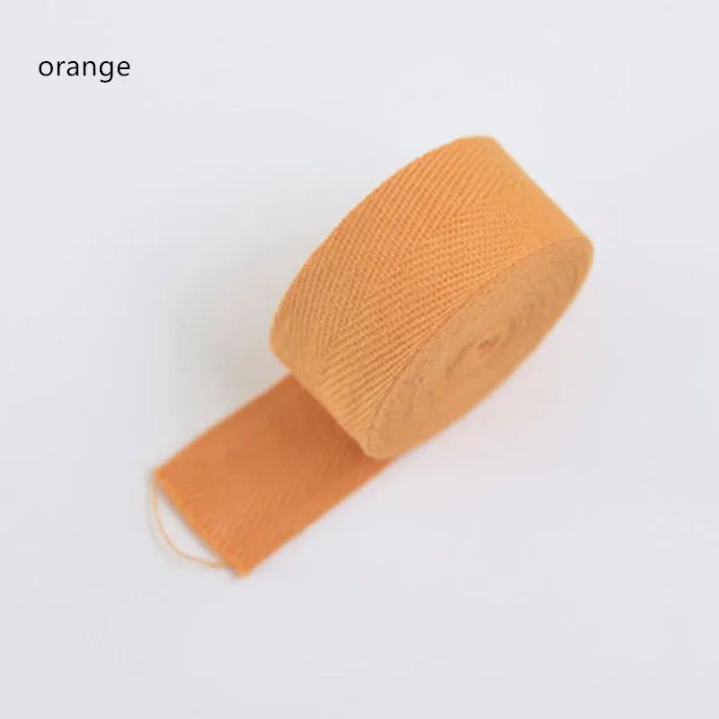 10 м/лот 2 см шириной хлопок Елочка край повязки для ручной работы аксессуары T1007 - Цвет: orange