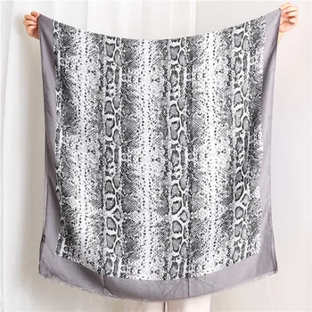 

Women Snake Print Scarf Animal Printing Scarf Girls Python Printed Scarf Cape Soft Rectangle Shawls Wraps Orange Blue Long Scarf