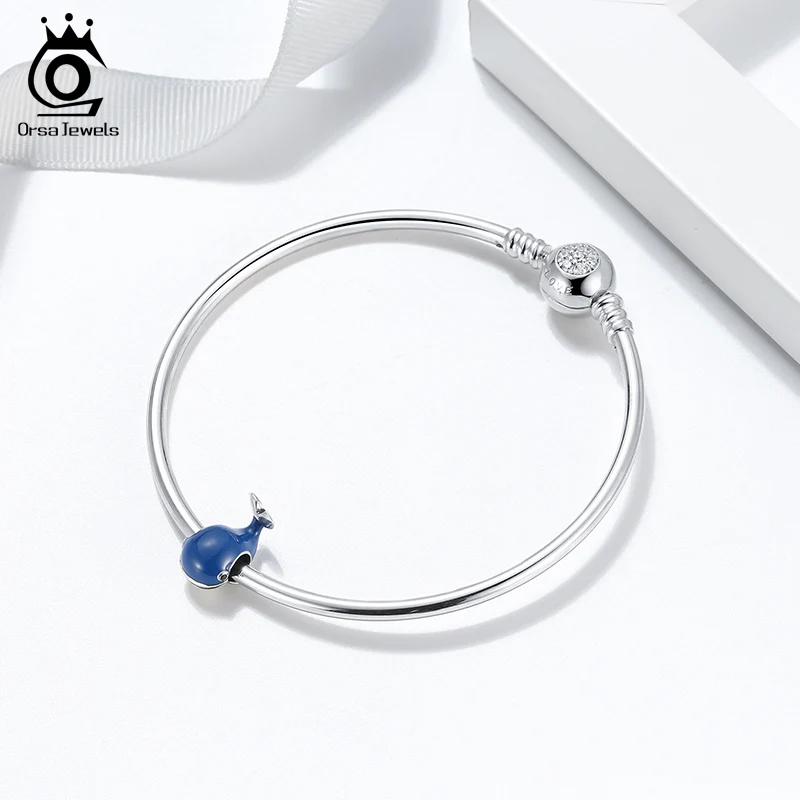 ORSA JEWELS уникальный дизайн браслет бусы из стерлингового серебра 925 пробы
