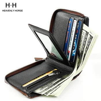 

Business Style High Quality Men Wallets Patchwork