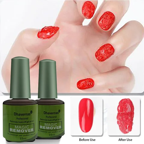 Nail Gel Magic Remover Gel Soak off Remover Gel Nail Polish Acrylic Clean Degreaser For Nail Art Gel Polish Remove Tool