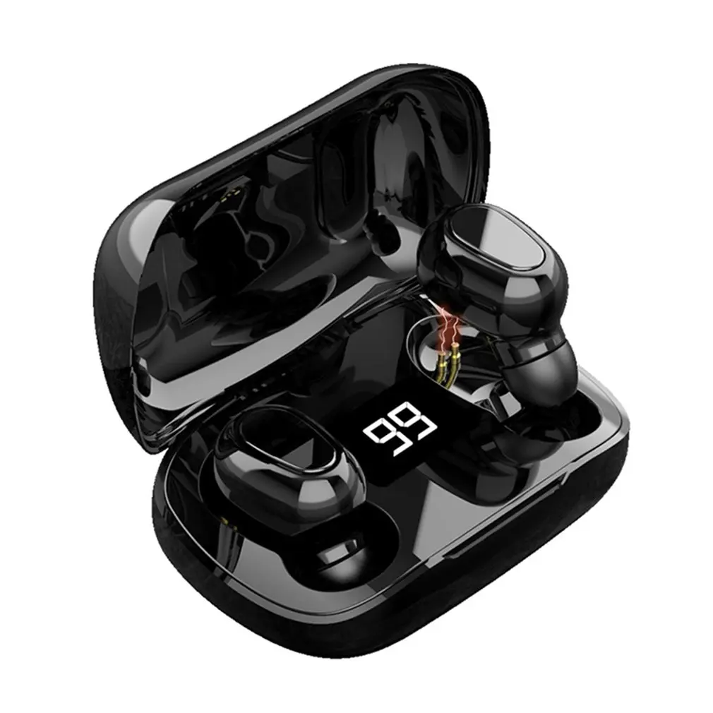3500mAh LED Bluetooth Wireless Earphones Headphones Earbuds TWS Touch Control Sport Headset Noise Cancel Earphone Headphone