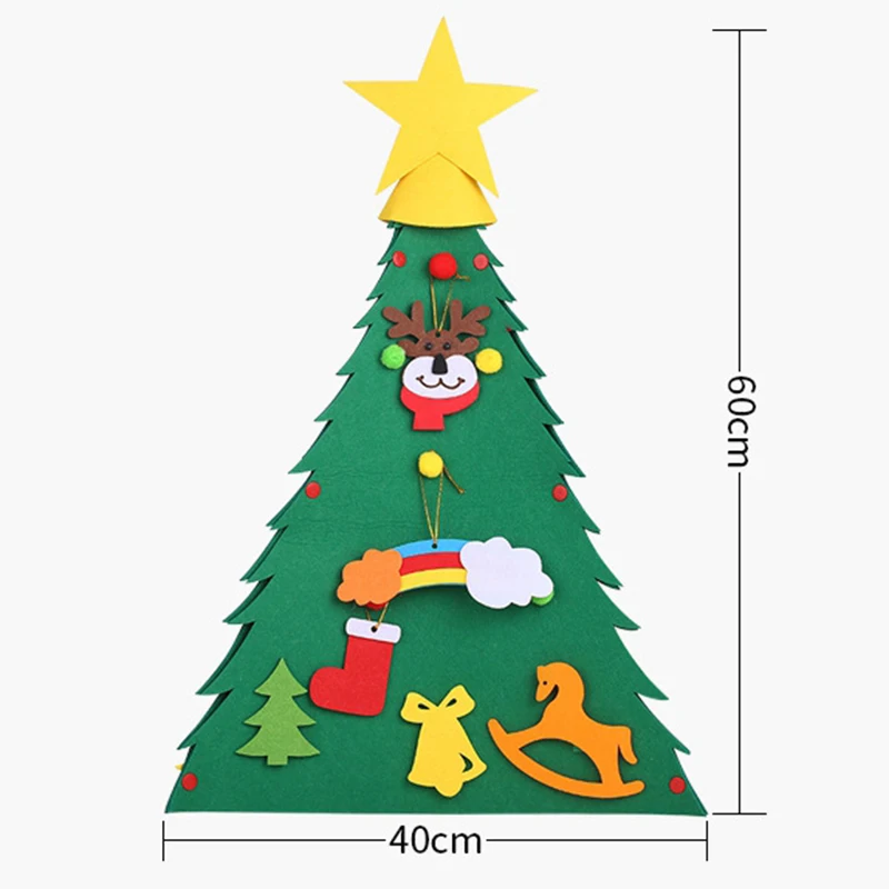 

1*DIY Christmas Tree DIY Puzzle 3D Handmade Christmas Tree Kid Gift Toys New Year Playtime Home Decor