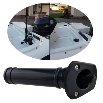

High Quality Plastic 8.7' Kayak Fishing Boat Deck Flush Mount Rod Holder+Cap Cover with Gasket Kayak Boat Accessories