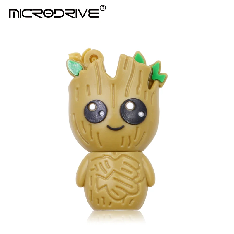 M2 Подлинный мультяшный флеш-накопитель cute Groot 2,0 USB флеш-накопитель 4 ГБ 8 ГБ 16 ГБ 32 ГБ 64 ГБ 128 ГБ USB флешка Флешка U диск - Цвет: M2