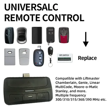 

Universal Remote Control Replacement for Liftmaster Chamberlain 371LM, 373LM, 375LM, 375UT, 971LM, 973LM, 893MAX