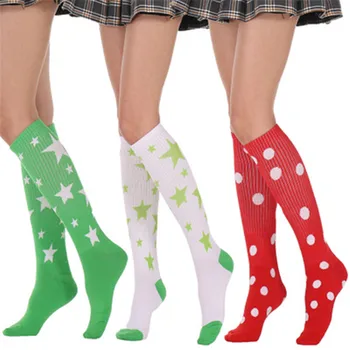 

Fashion Sports Sexy Socks 2020 Kawaii Calf Compression Women's Long Socks For Ladies Girls Funny Combed Cotton Knee High Socks