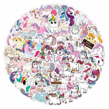 

100Pcs/Pack Classic Animal Unicorn Waterproof DIY Stickers Skateboard Guitar Suitcase Laptop Motorcycle Graffiti Sticker Kid Toy