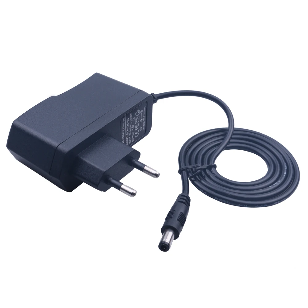 12.6 v 18650 Lithium Battery Charger DC 12.6V Li-ion Battery Charger Power Supply Charger 100-240V AC Converter 12 V Charger