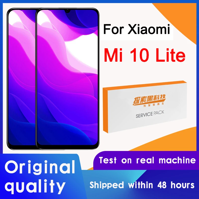 Оригинальный 6 57 ''дисплей Замена для Xiaomi Mi 10 Lite 5G ЖК сенсорный экран дигитайзер сборка дисплей|Экраны