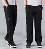 8XL 130KG Men Cargo Pants Stretch Straight Trousers autumn Khaki Large Size Big Pocket Military Safari Casual Pants 3