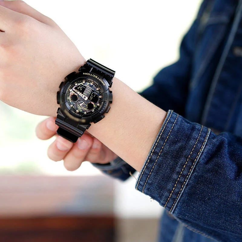 Сменный ремешок для часов ободок Обложка совместимая с Casio G Shock GA 100/ 110/ 120 GD 100/110/120
