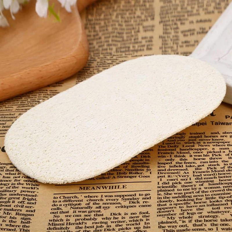 1 шт. Loofah салфетка для мытья посуды моющая Чистящая губка чашка устройство для чистки посуды кухонный инструмент натуральная щетка для ванной