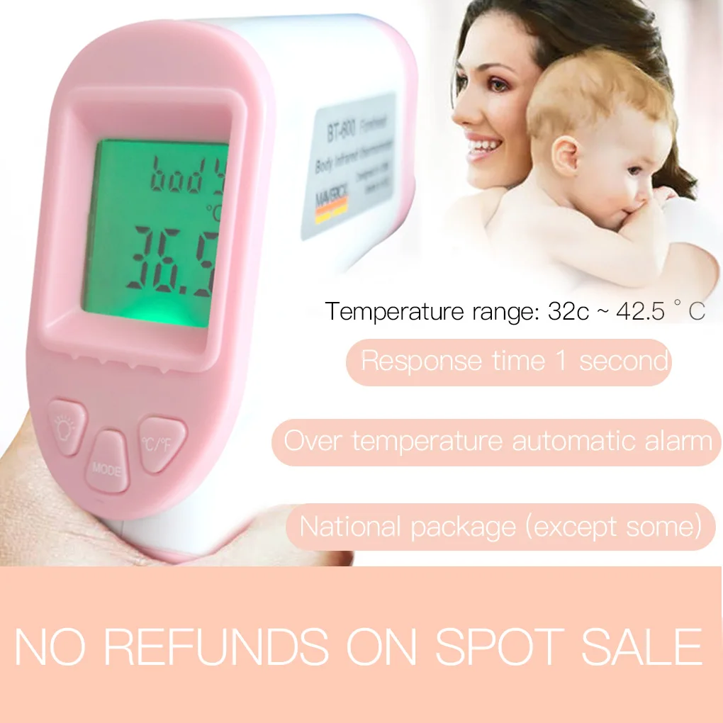 

Backlight Non-contact Infrared Digital Thermometer Forehead Temperature Meter Measuring Tool