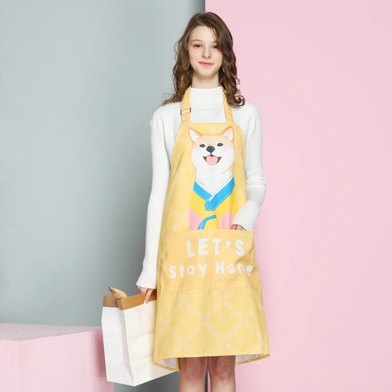 

Kitchen Cooking Apron For Woman Men Waterproof Oil Cooking Apron Apron for Dish washing kitchen accessories Bibs